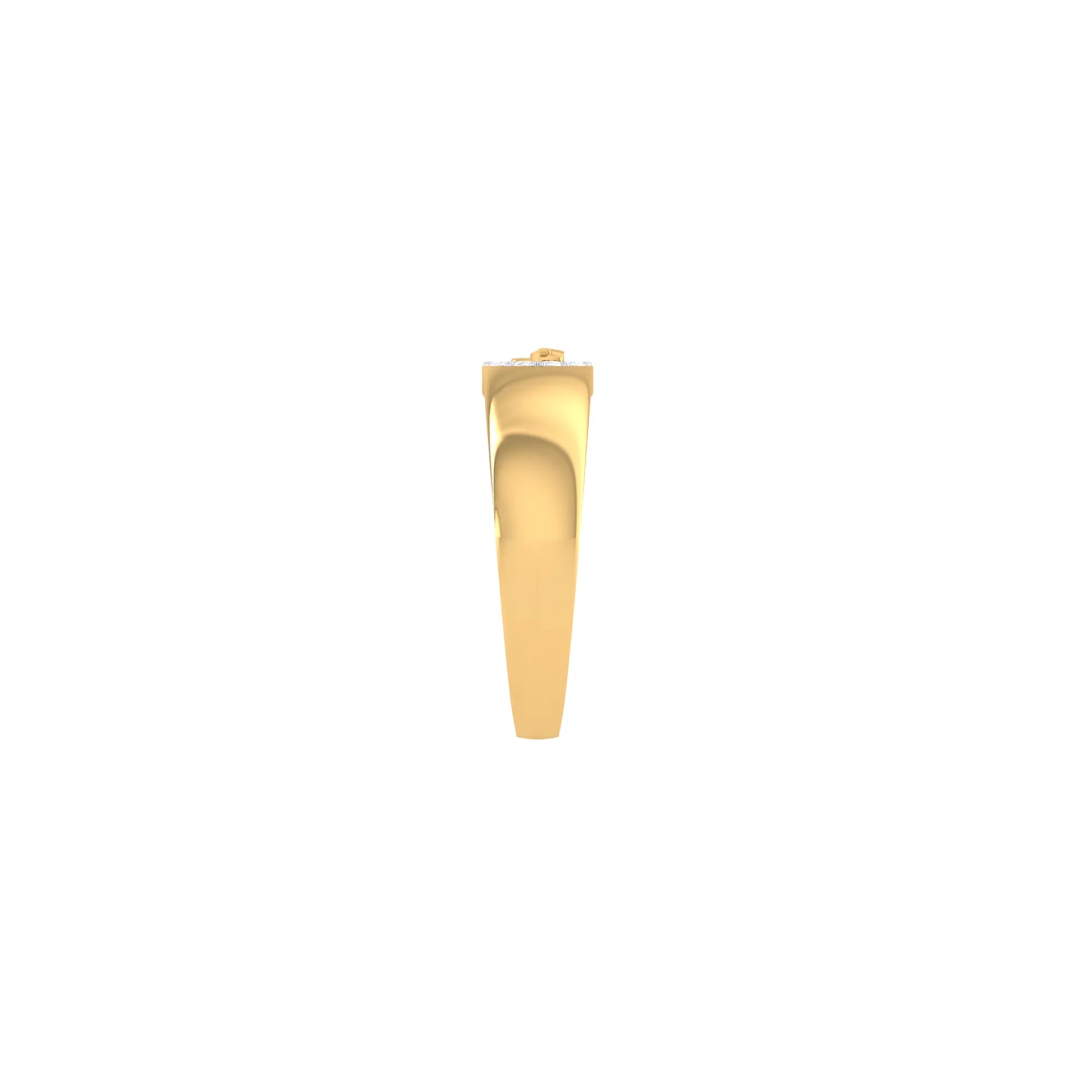 Diamond Link Band Ring