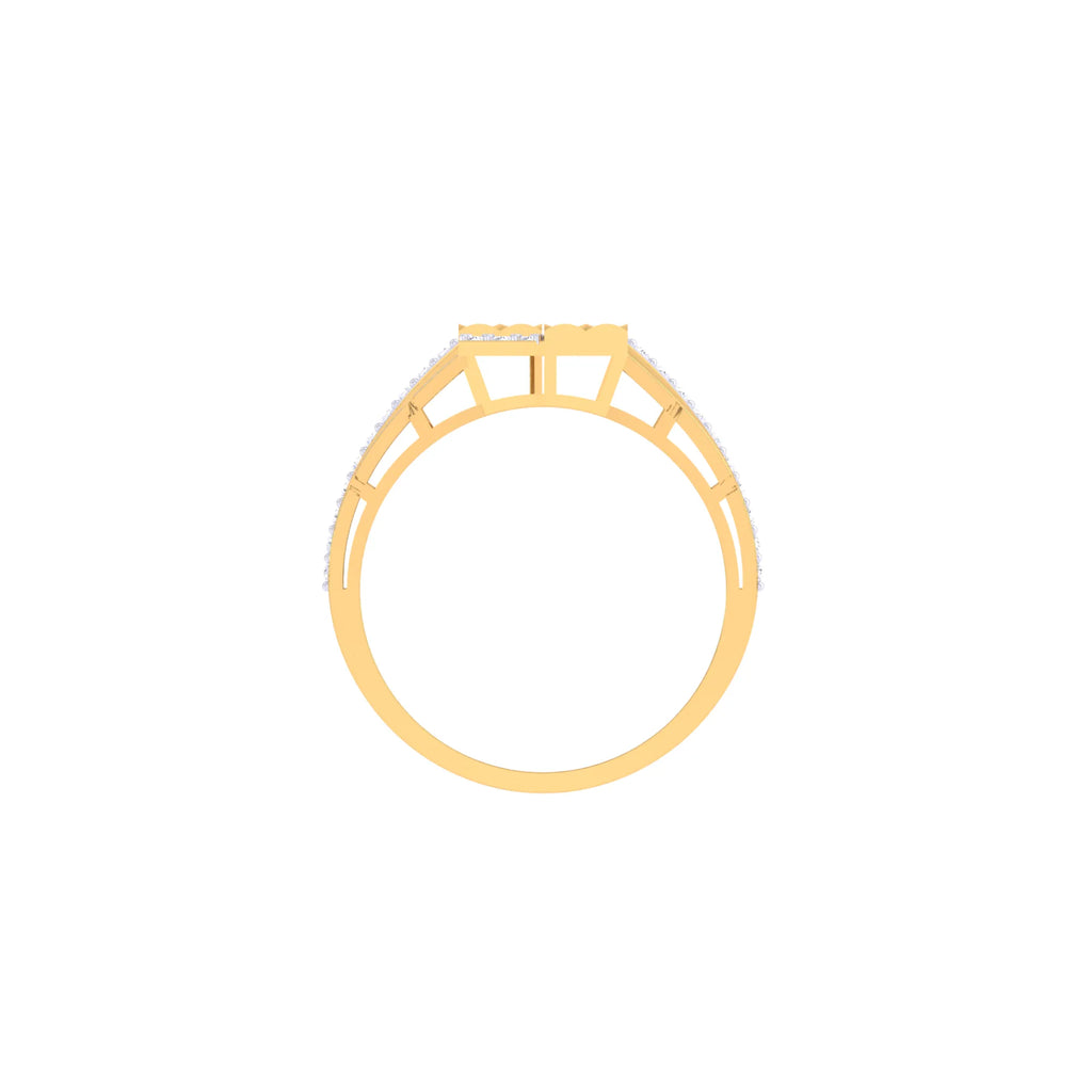 Square Diamond Ring