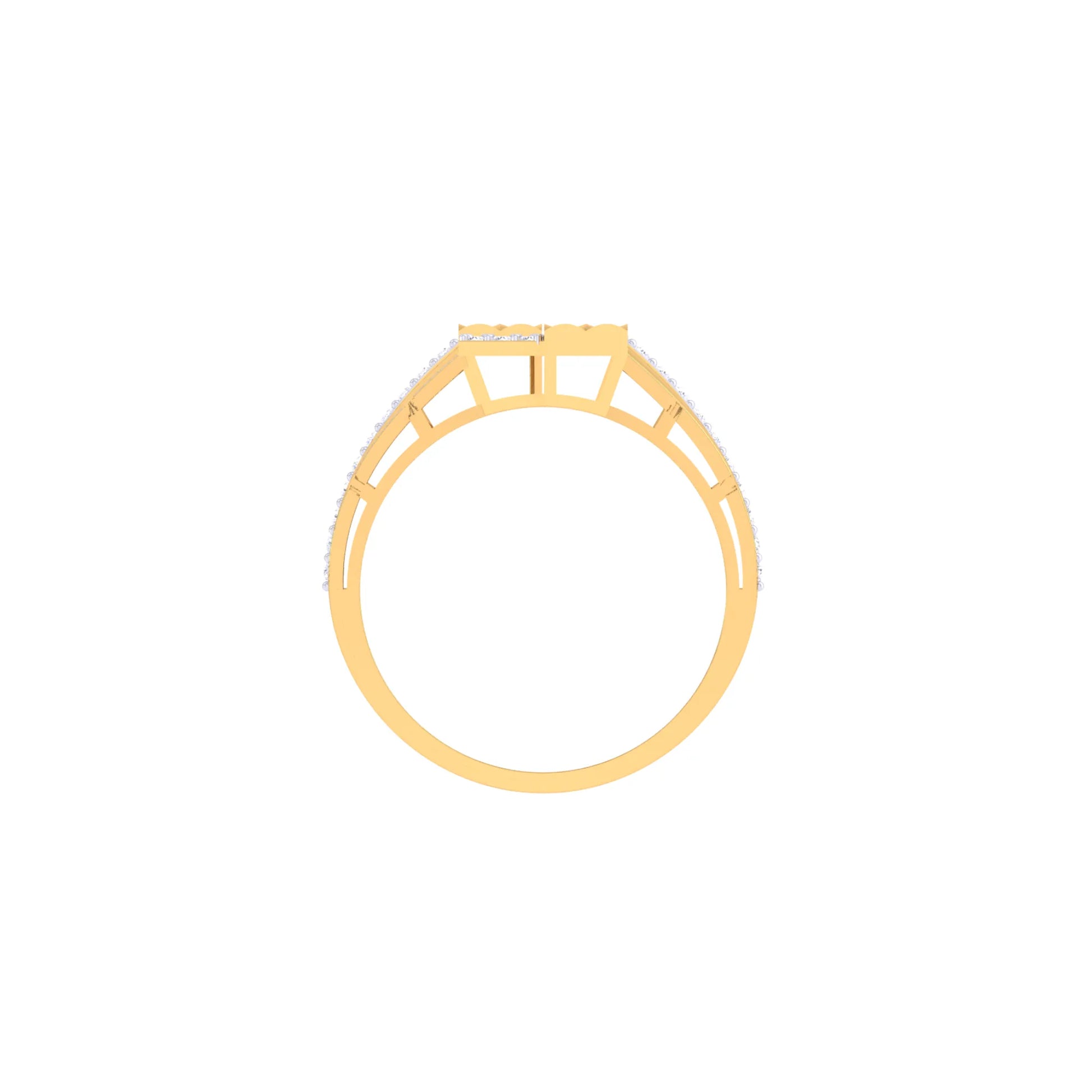Square Diamond Ring