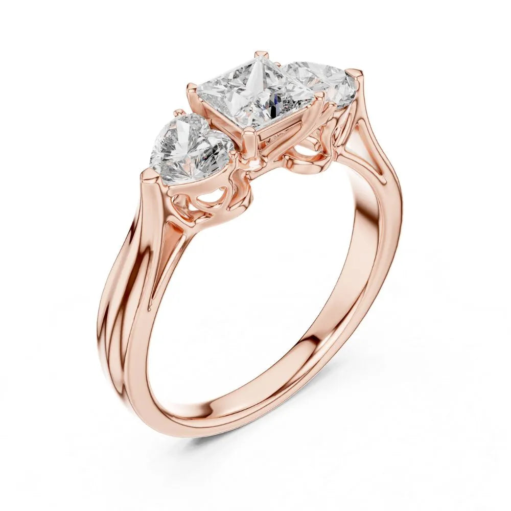 Orynio ORYNIO Regal Trio Ring in 925 Sterling Silver 92.5 silver jewellery