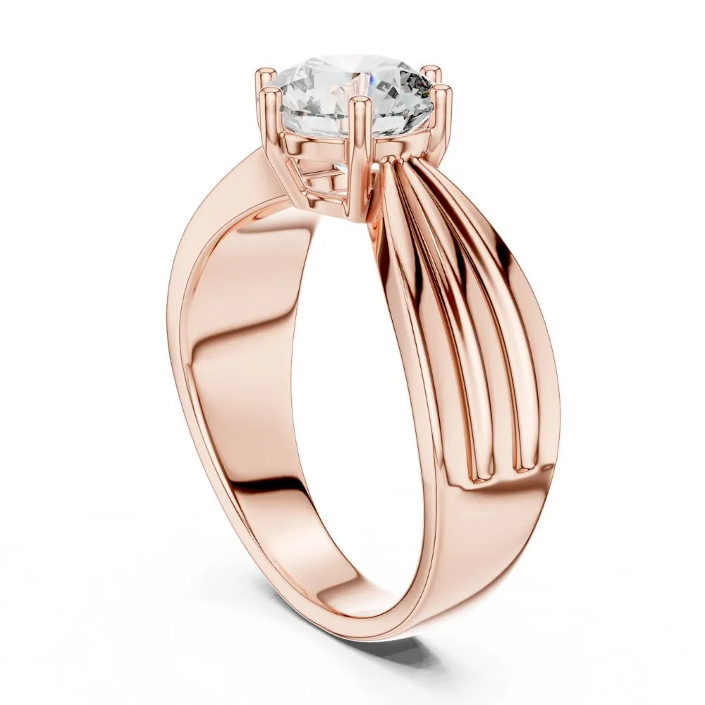 Orynio ORYNIO Imperial Crest Solitaire Sterling Silver Ring 92.5 silver jewellery