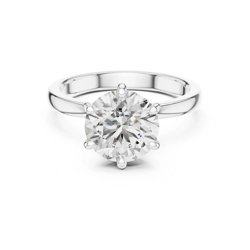 Orynio ORYNIO Signature Classic Solitaire Sterling Silver Ring 92.5 silver jewellery