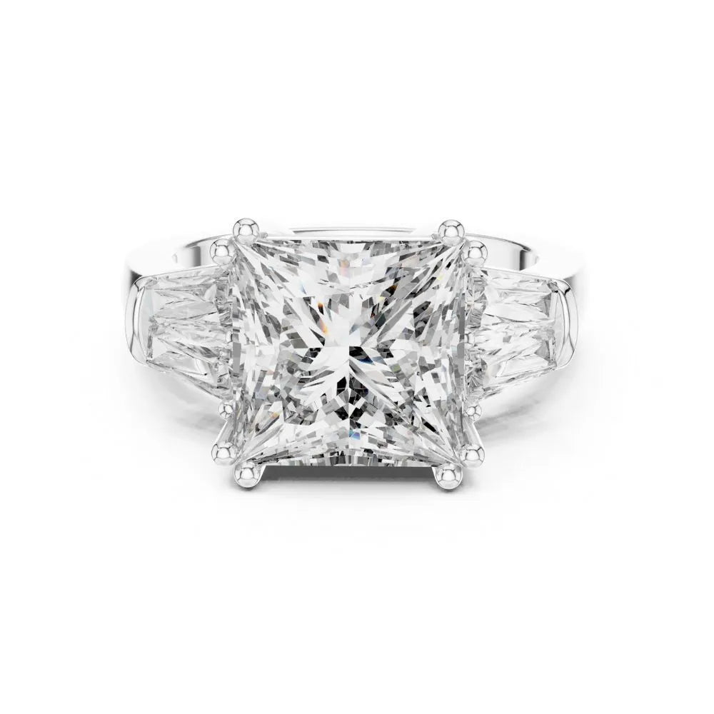 Orynio ORYNIO Imperial Princess Three-Stone Ring in 925 Sterling Silver 92.5 silver jewellery