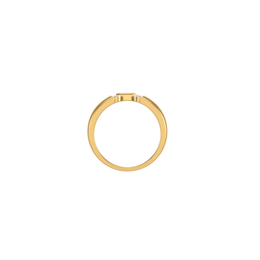 Diamond Link Band Ring