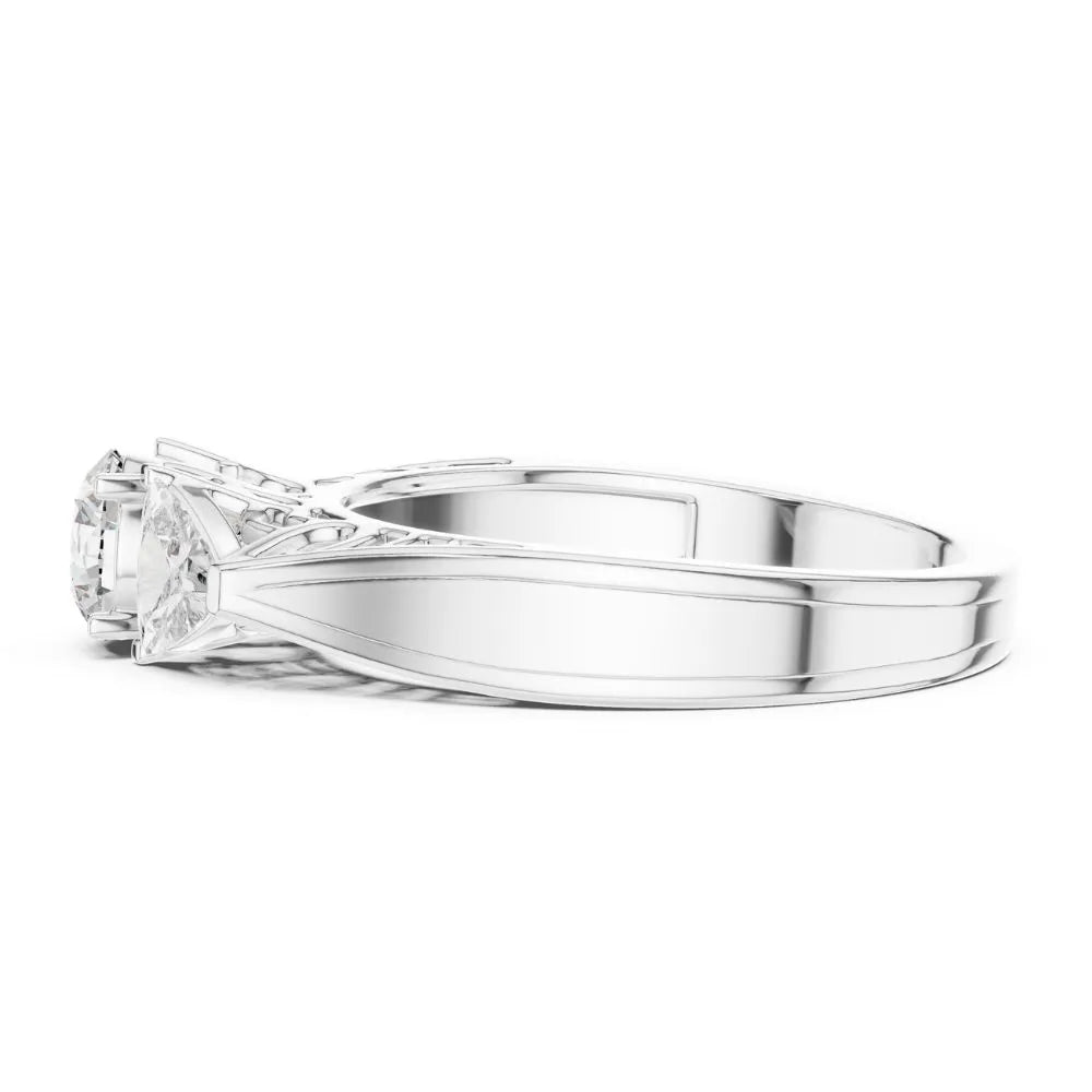 Orynio ORYNIO Heritage Three Stone Ring in 925 Sterling Silver 92.5 silver jewellery