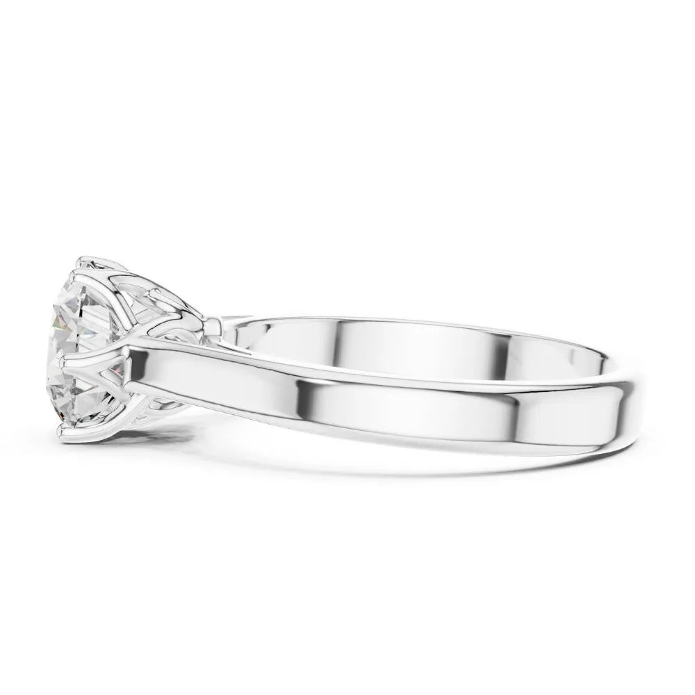 Orynio ORYNIO Celestia Classic Solitaire Engagement Ring in 925 Sterling Silver 92.5 silver jewellery