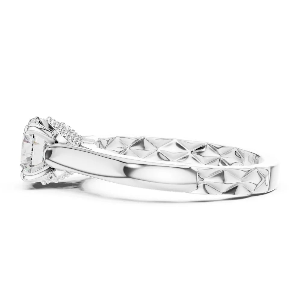 Orynio ORYNIO Aurelia Classic Solitaire Ring in 925 Sterling Silver 92.5 silver jewellery