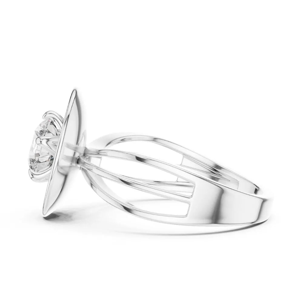 Orynio ORYNIO Celestial Orbit Solitaire Sterling Silver Ring 92.5 silver jewellery