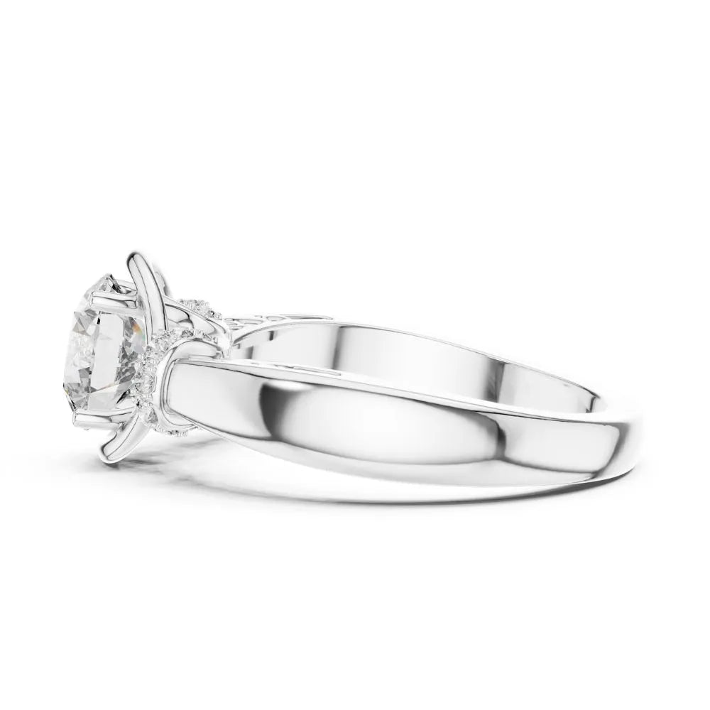 Orynio ORYNIO Infinity Embrace Solitaire Sterling Silver Ring 92.5 silver jewellery