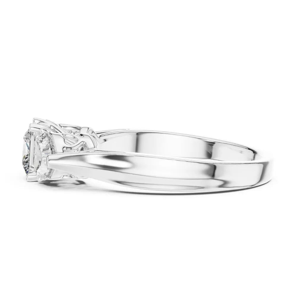 Orynio ORYNIO Regal Trio Ring in 925 Sterling Silver 92.5 silver jewellery