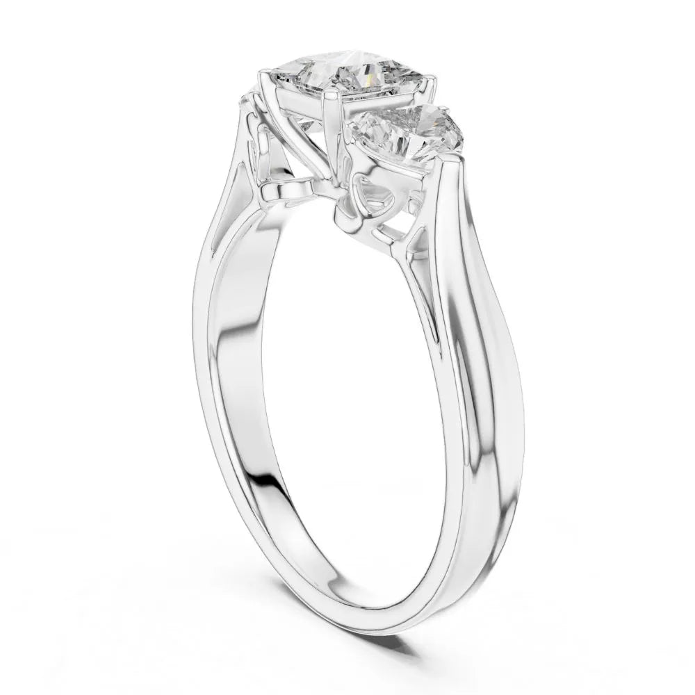 Orynio ORYNIO Regal Trio Ring in 925 Sterling Silver 92.5 silver jewellery
