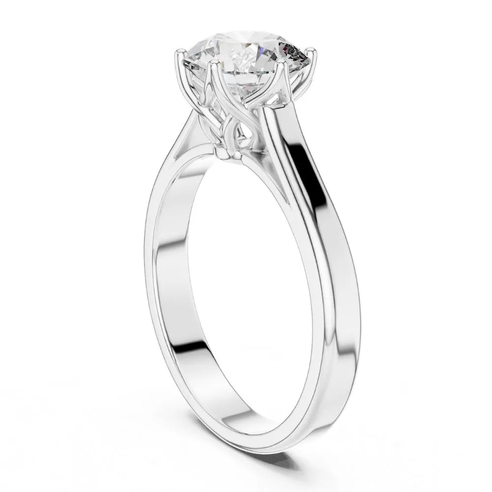 Orynio ORYNIO Celestia Classic Solitaire Engagement Ring in 925 Sterling Silver 92.5 silver jewellery
