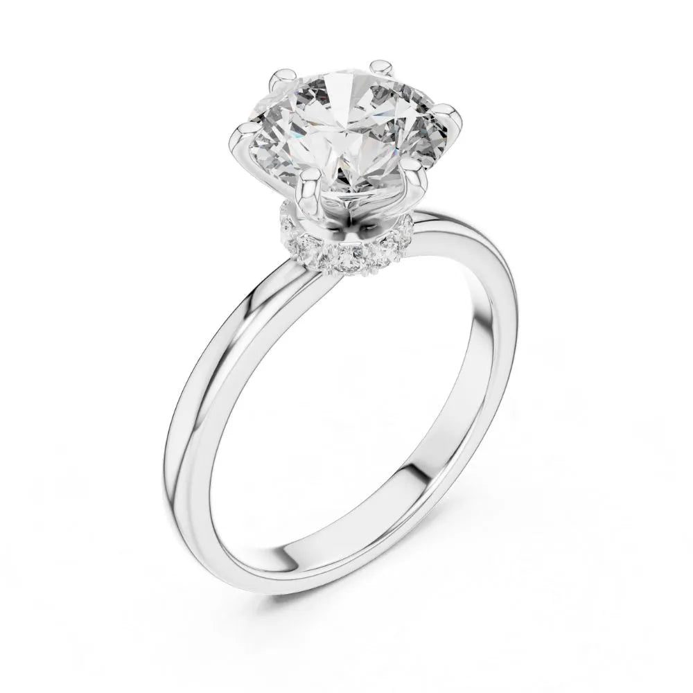 Orynio ORYNIO Signature Classic Solitaire Sterling Silver Ring 92.5 silver jewellery