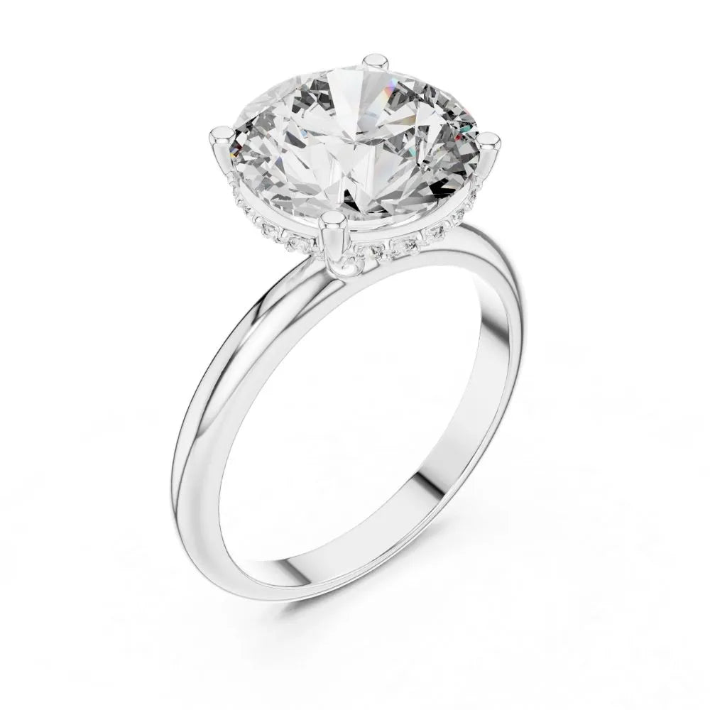 Orynio ORYNIO Signature Classic Solitaire Engagement Ring in 925 Sterling Silver 92.5 silver jewellery