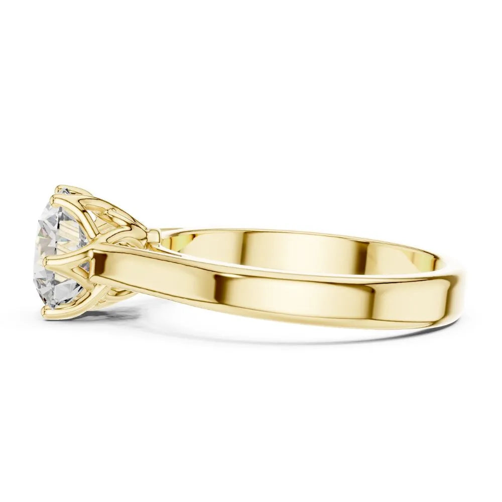 Orynio ORYNIO Celestia Classic Solitaire Engagement Ring in 925 Sterling Silver 92.5 silver jewellery