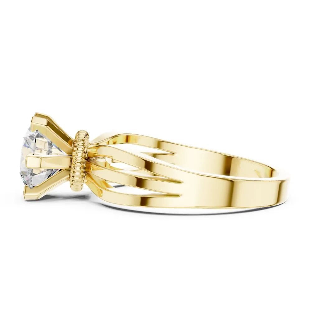Orynio ORYNIO Aurora Triple Band Solitaire Ring in 925 Sterling Silver 92.5 silver jewellery