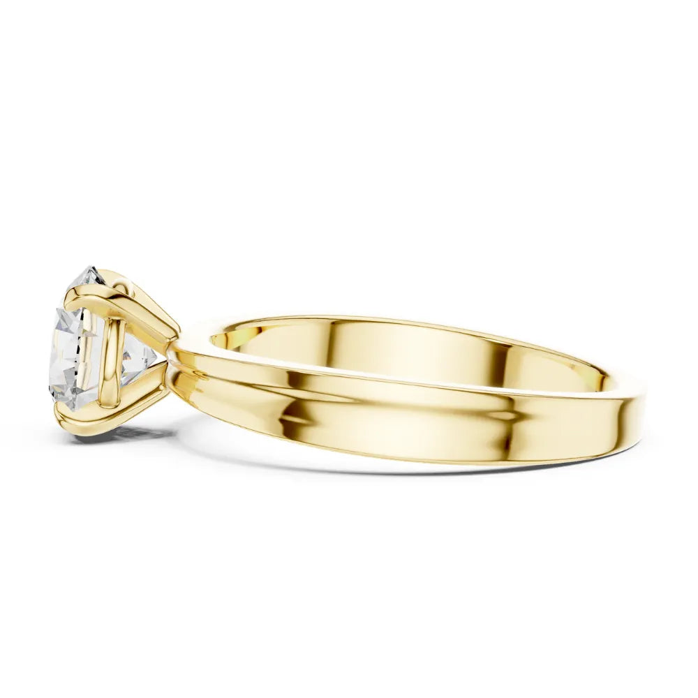 Classic Solitaire Engagement Ring in 925 Sterling Silver | ORYNIO