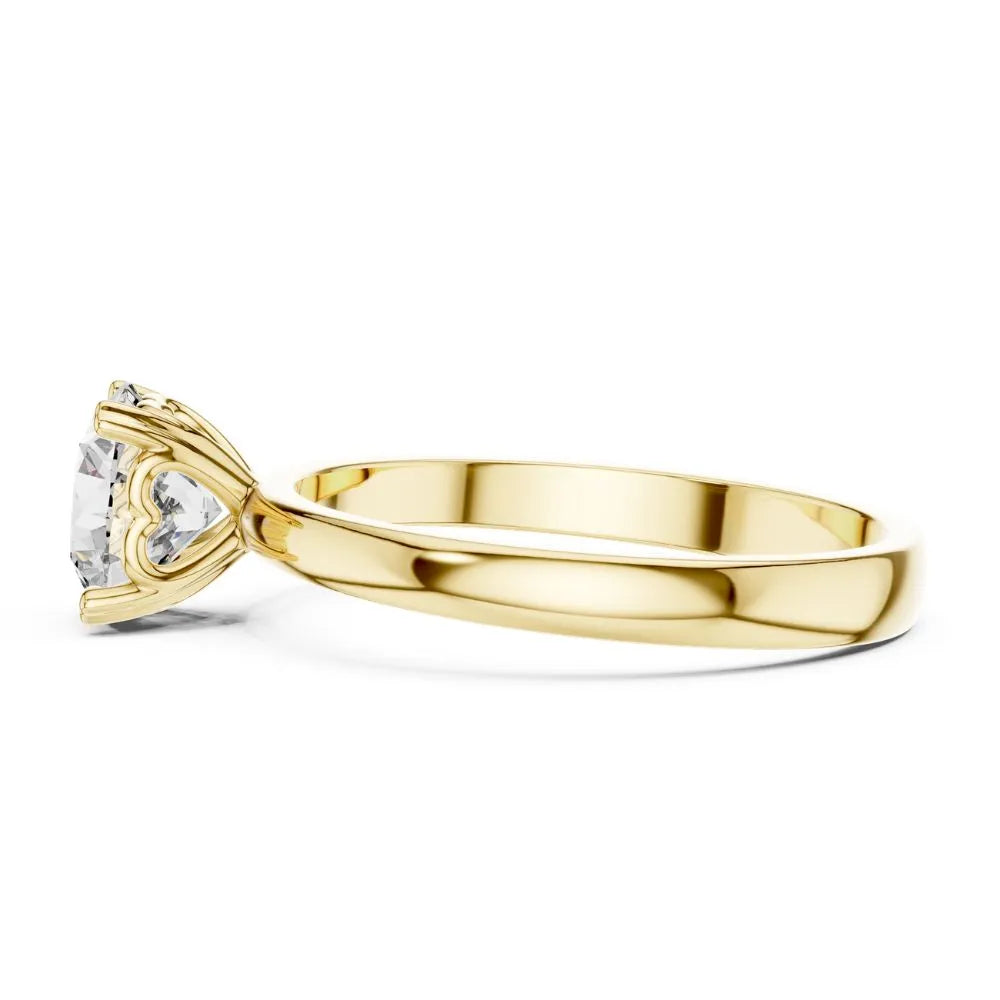 Classic Four-Prong Solitaire Ring in 925 Sterling Silver | ORYNIO