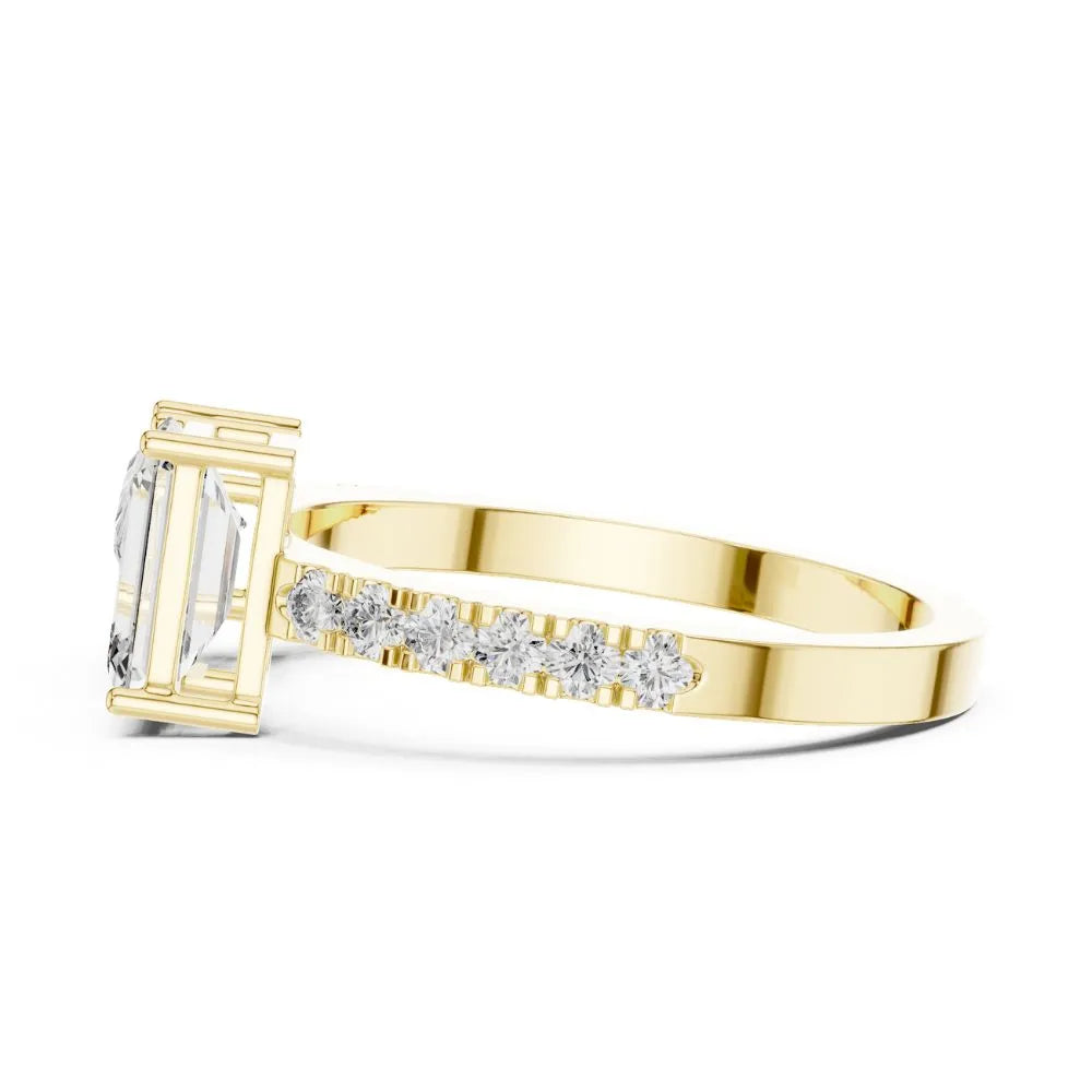 Orynio ORYNIO Avant Toi Open Bypass Diamond Ring in 925 Sterling Silver 92.5 silver jewellery