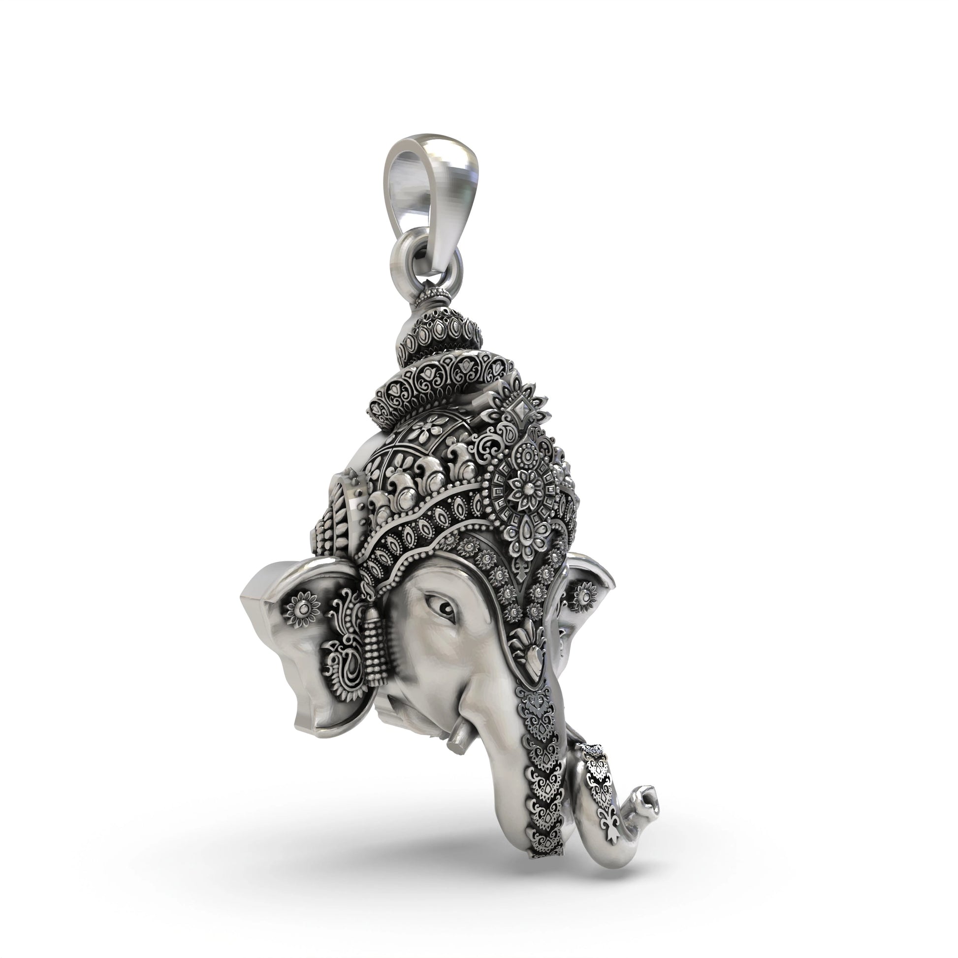 925 Silver Ganpati Pendant for Men & Women | Unisex Spiritual Jewelry