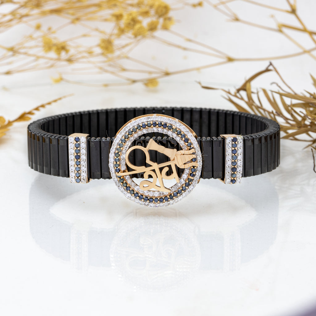 925 Silver Shiv Design Classy Men's Rolex Bracelet – Elegant 
