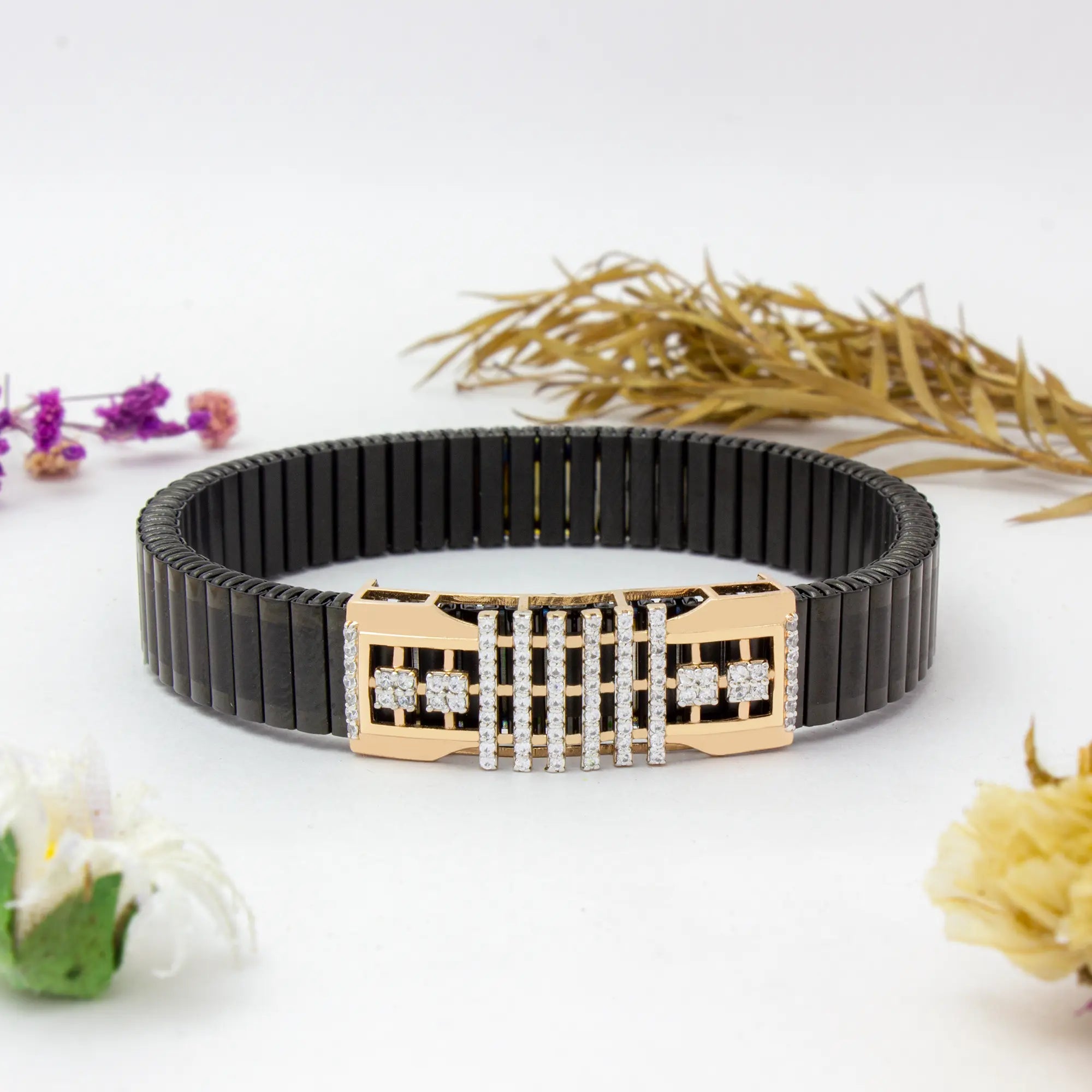 925 Silver Classy Design Rose Gold Men s Rolex Bracelet orynio