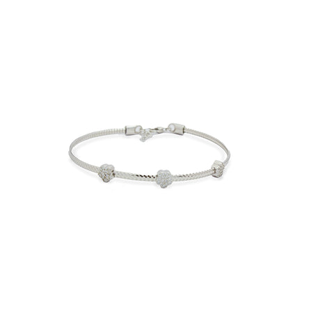 925 Silver Light weight Italy Women's Bracelet | Delicate Italian Jewelry