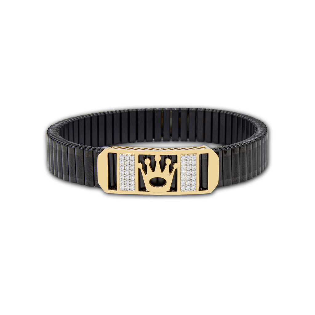 925 Silver King Men's Rose Gold Rolex Bracelet – Luxury Jewelry for Men