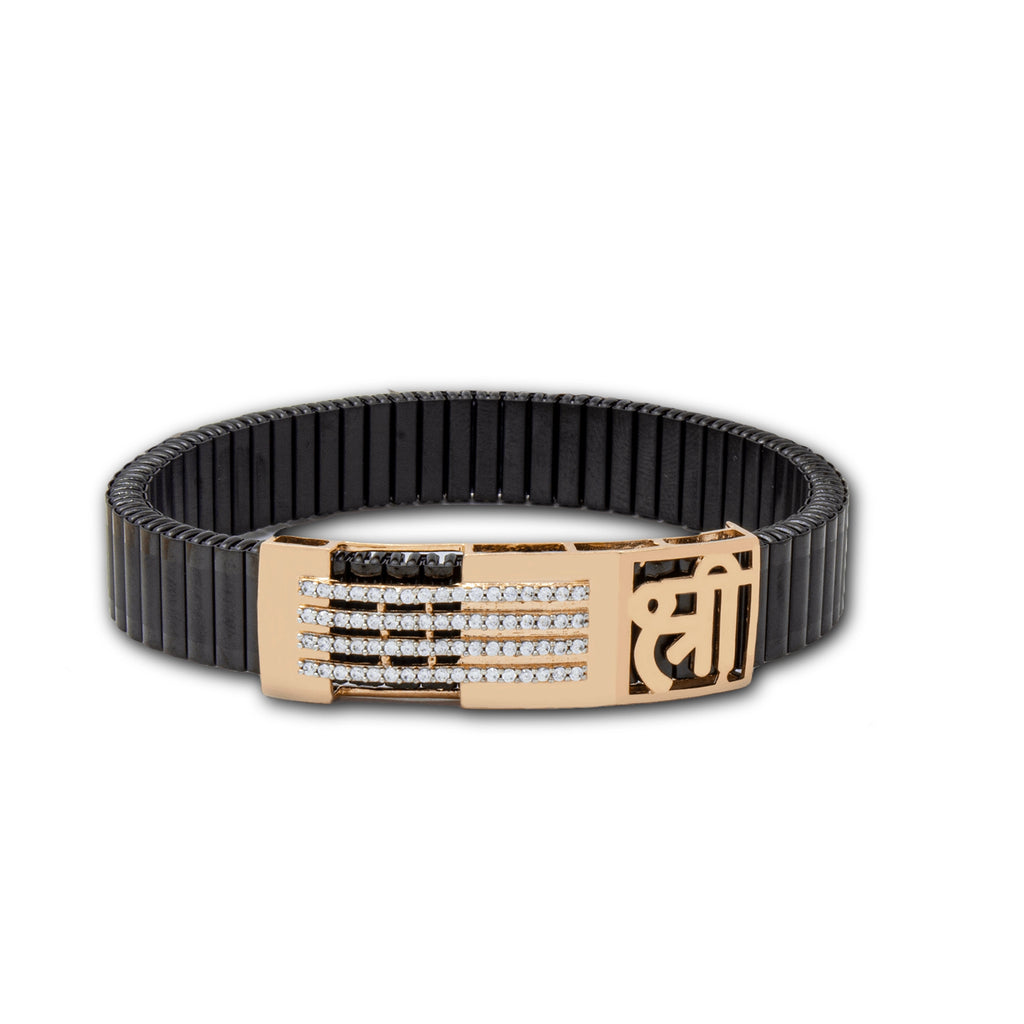 925 Silver Shree Logo Men's Rolex Bracelet | Men's Stylish Silver Bracelet