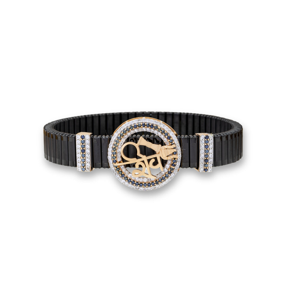 925 Silver Shiv Design Classy Men's Rolex Bracelet – Elegant 