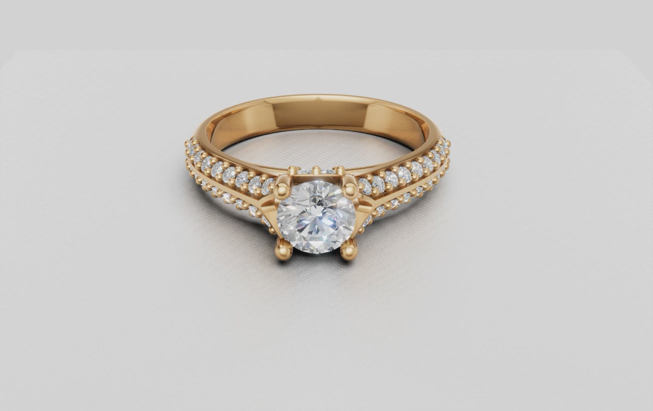 Premium handcrafted diamond engagement ring jewelr