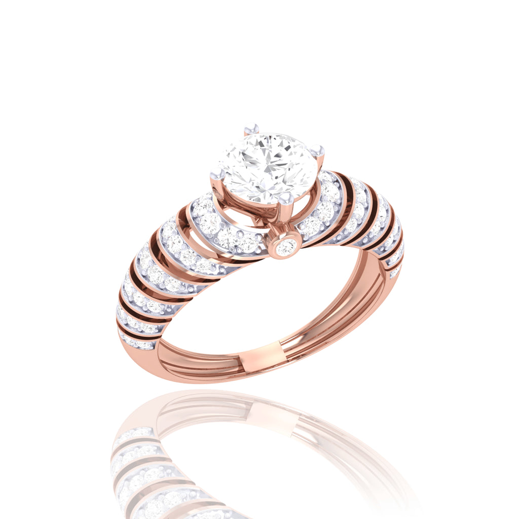 Unique Design Ring in 925 Silver - view 2